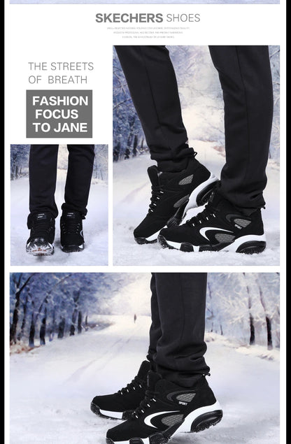 Men’s winter snow shoes, warm and non-slip