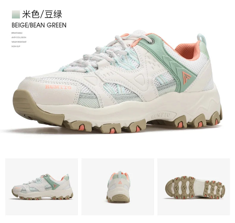 Unisex Outdoor Sneakers Wear-resistant Hiking Shoes For Men Women Non-Slip Tactical Climbing Shoes Breathable Trekking Sneakers