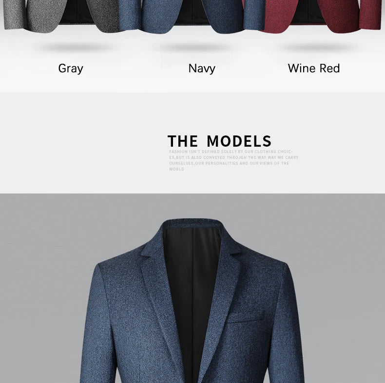 Men’s business casual blazer, spring & autumn