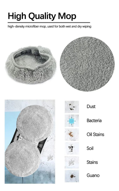 Remote-controlled smart glass cleaner robot—effortless, automated window cleaning for home