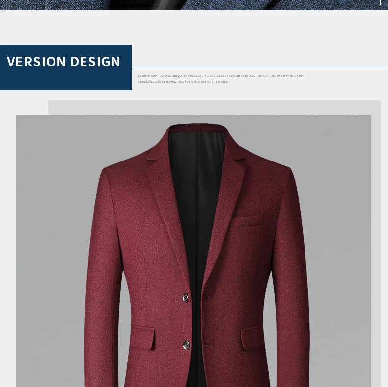 Men’s business casual blazer, spring & autumn