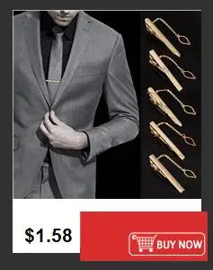 Elegant crystal tie bar for gentleman’s accessories