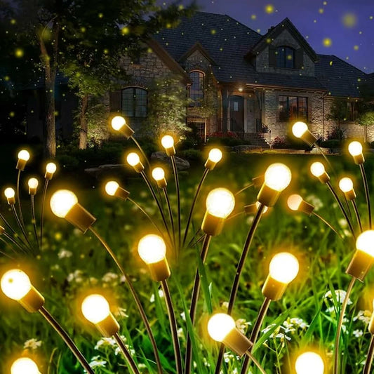 Waterproof solar garden lights for patios, yards, and pathways