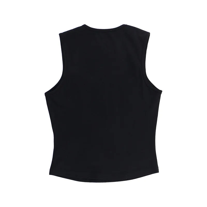 Women’s gothic black strapless tube top