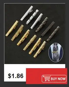 Elegant crystal tie bar for gentleman’s accessories