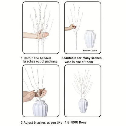 20 LED willow branch lights—perfect for home, bedroom, or party decoration
