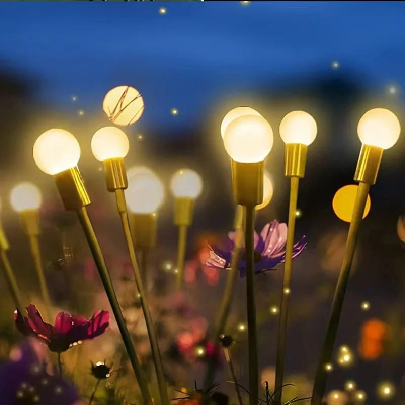 Waterproof solar garden lights for patios, yards, and pathways