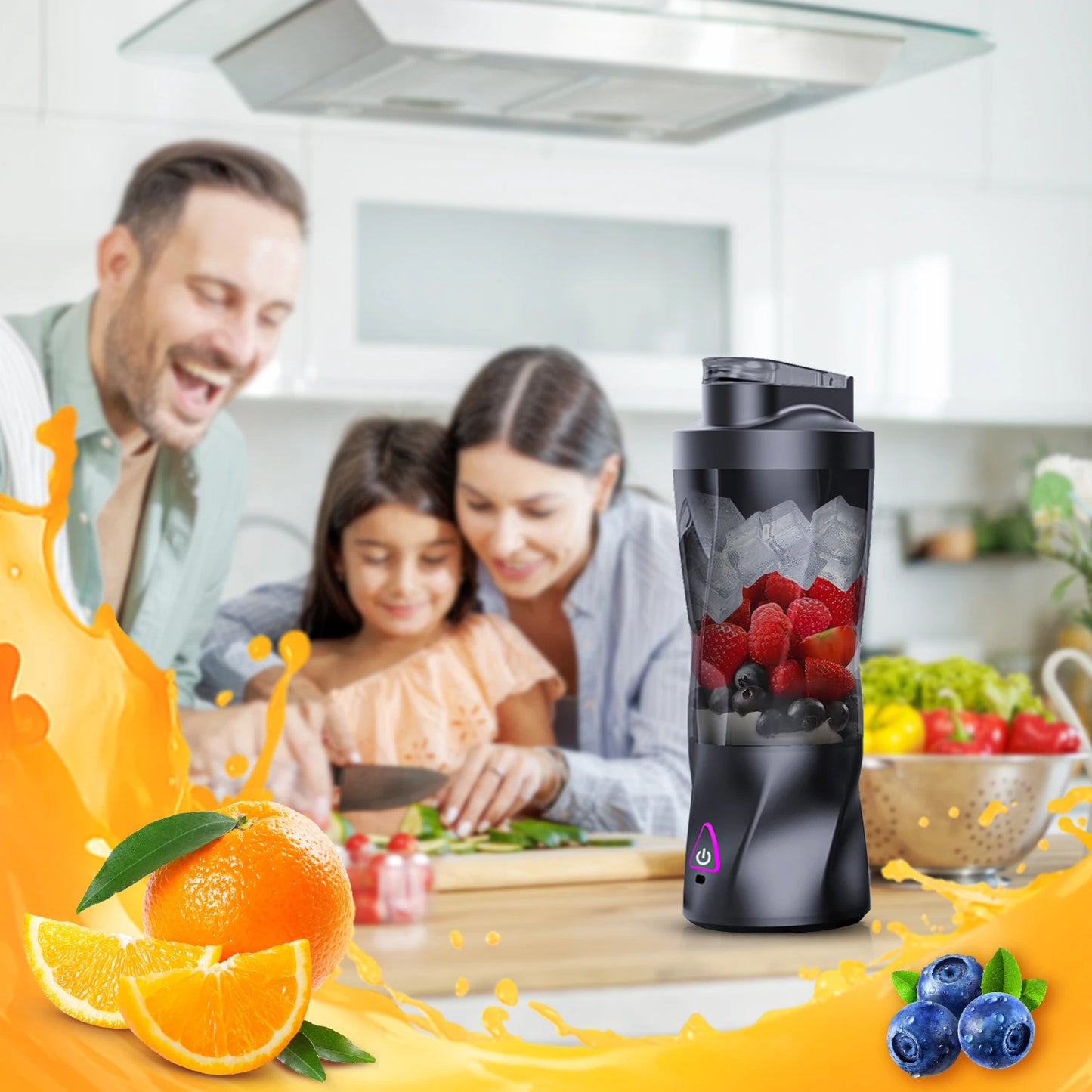 Outdoor-friendly blender cup—compact and multifunctional