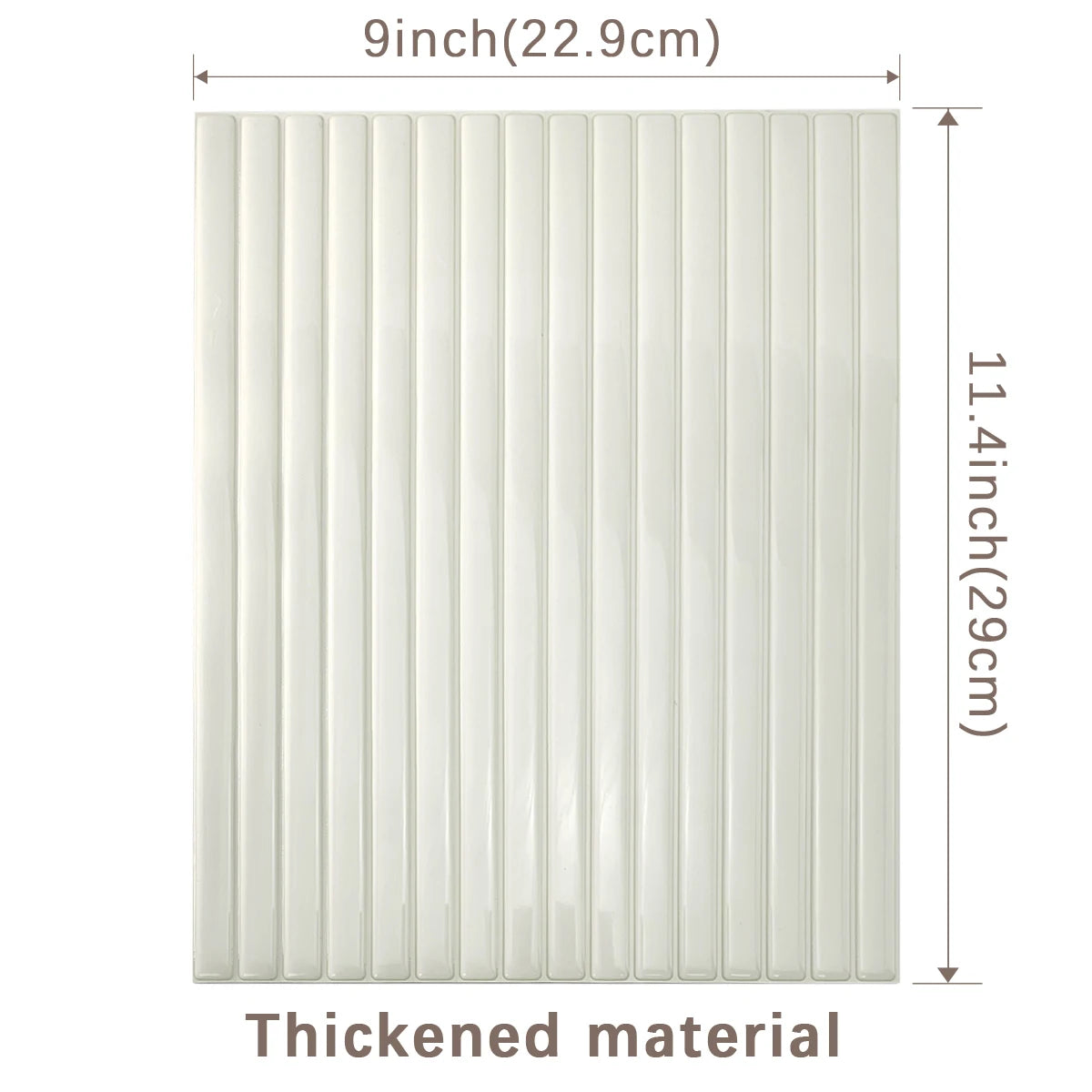 Thickened kitchen splashback stickers—peel-and-stick design
