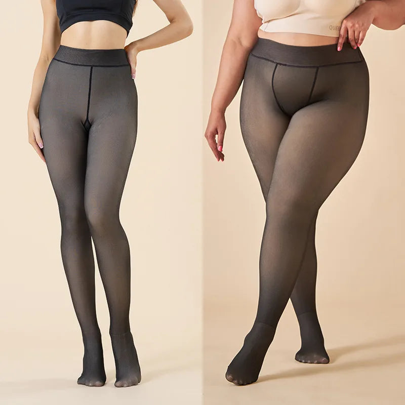 Fleece Thermal Leggings – High Waist, Cozy & Stretch