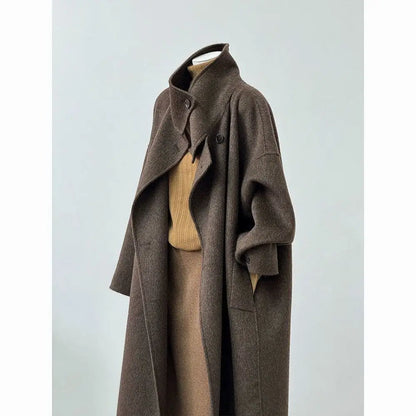 Women’s double-sided cashmere coat