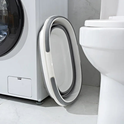 Lightweight foldable bucket—perfect for laundry, cleaning, and organizing