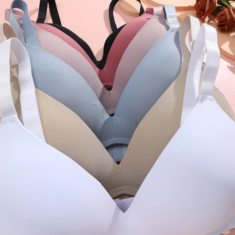 Women’s Seamless Push-Up Bra – No Wire, Breathable Design