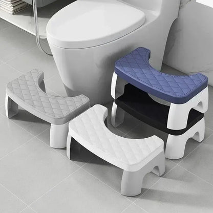 Ergonomic toilet foot stool for kids, adults, seniors, and pregnant women