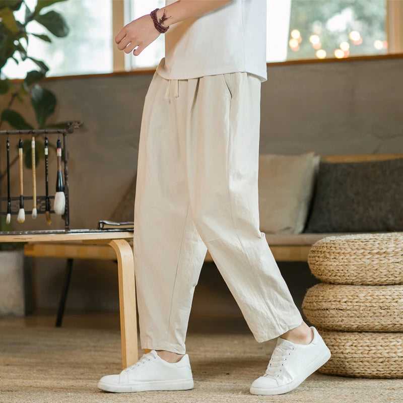 porty jogger pants with a loose fit and clean solid design