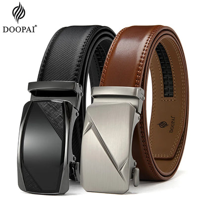 Premium designer-style leather belt for men