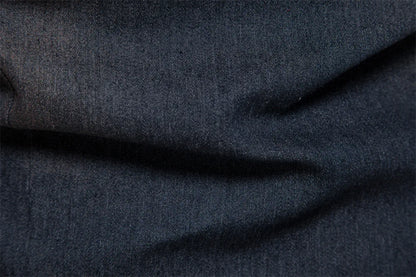 Men's casual solid - color long - sleeve denim shirt