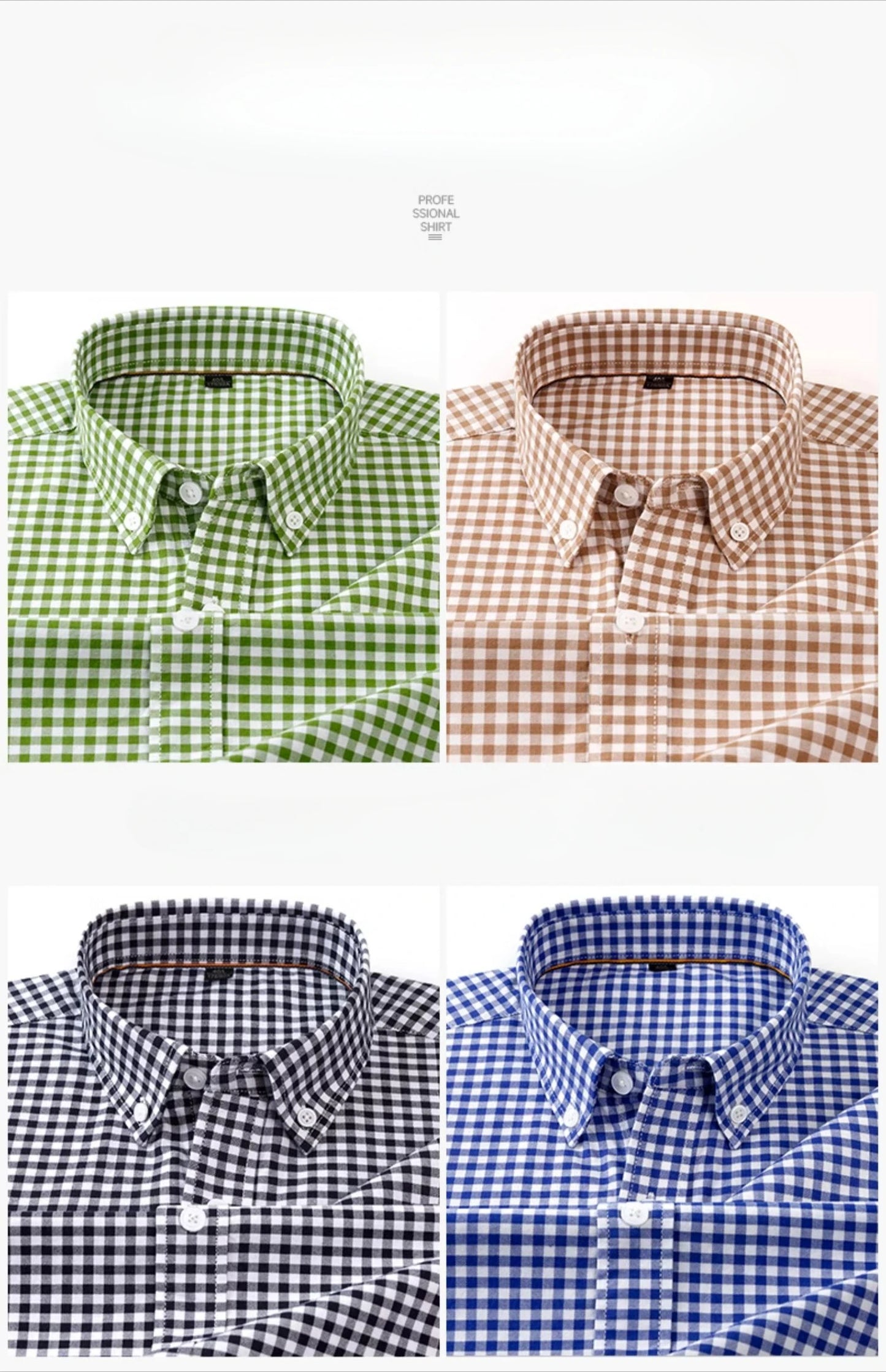 Premium 100% cotton Korean plaid shirt—slim fit, stylish, and comfortable