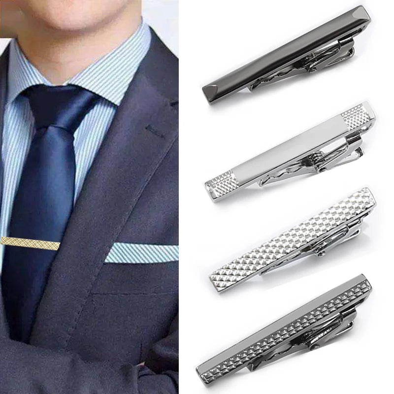 Elegant crystal tie bar for gentleman’s accessories