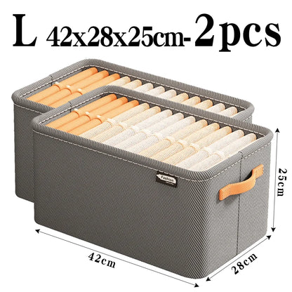 Durable wardrobe storage solution for sweaters, pants, and more