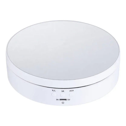 Remote-controlled rotating display for jewelry, collectibles, or video shoots