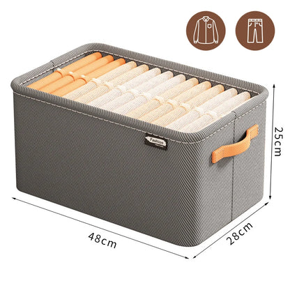 Durable wardrobe storage solution for sweaters, pants, and more