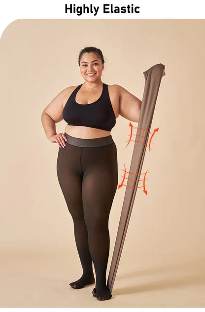 Fleece Thermal Leggings – High Waist, Cozy & Stretch
