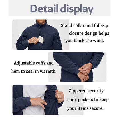 Men’s cotton-padded winter vest with stand collar