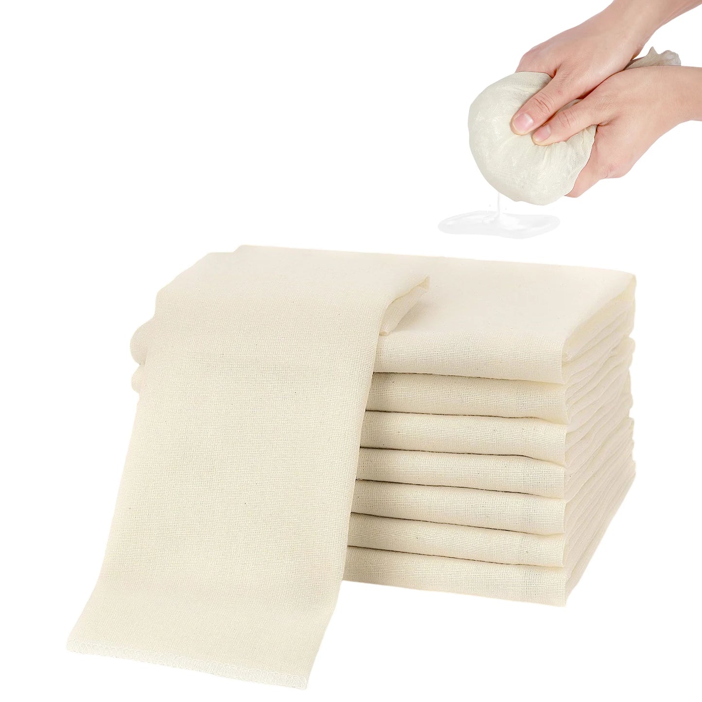 Unbleached cotton cheesecloth for straining and cooking