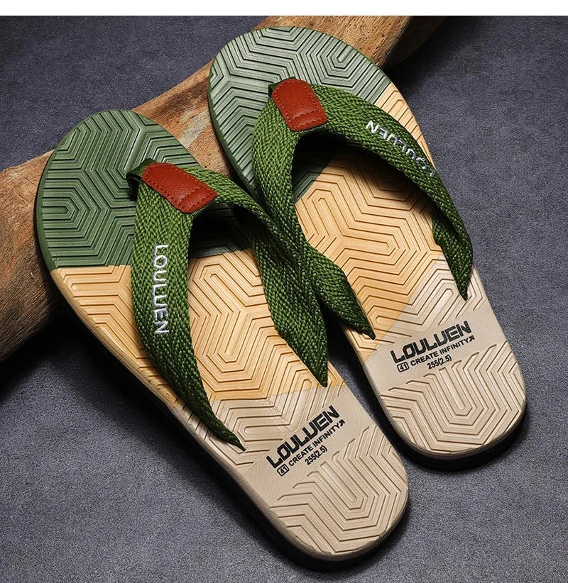 Men’s high-quality summer flip flops
