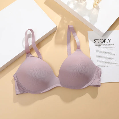 Women’s Seamless Push-Up Bra – No Wire, Breathable Design