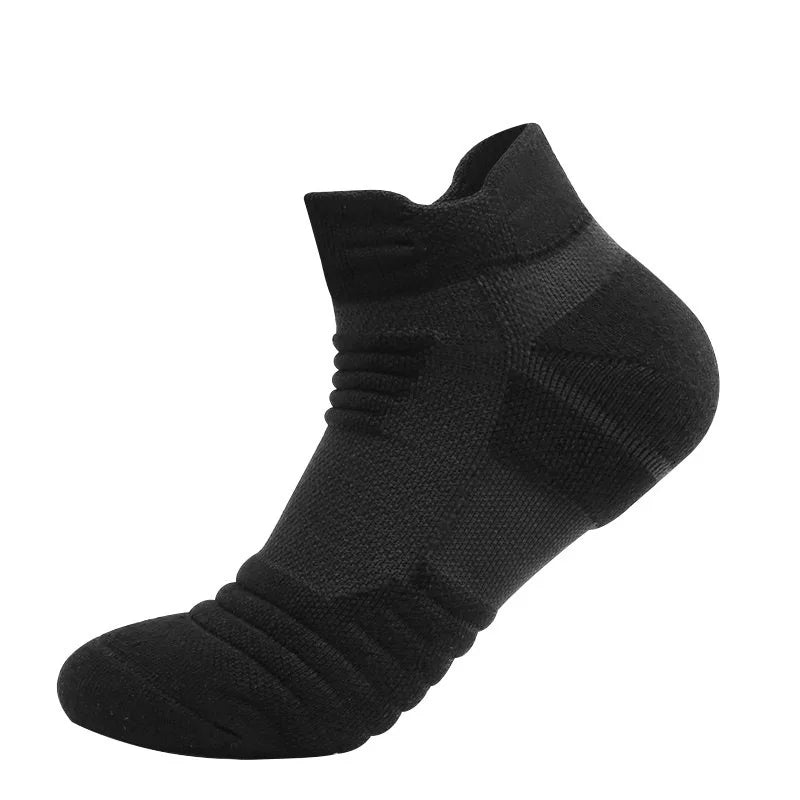 Moisture-wicking crew socks for sports and cycling