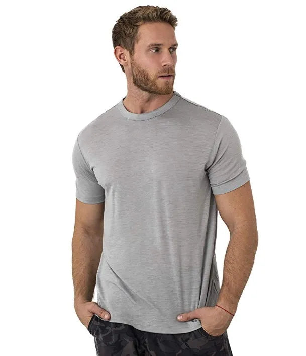 Men’s 100% superfine merino wool base-layer T-shirt