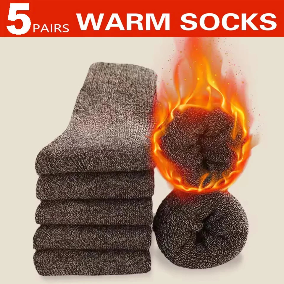 Cozy antifreeze cashmere casual socks