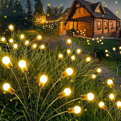 Waterproof solar garden lights for patios, yards, and pathways