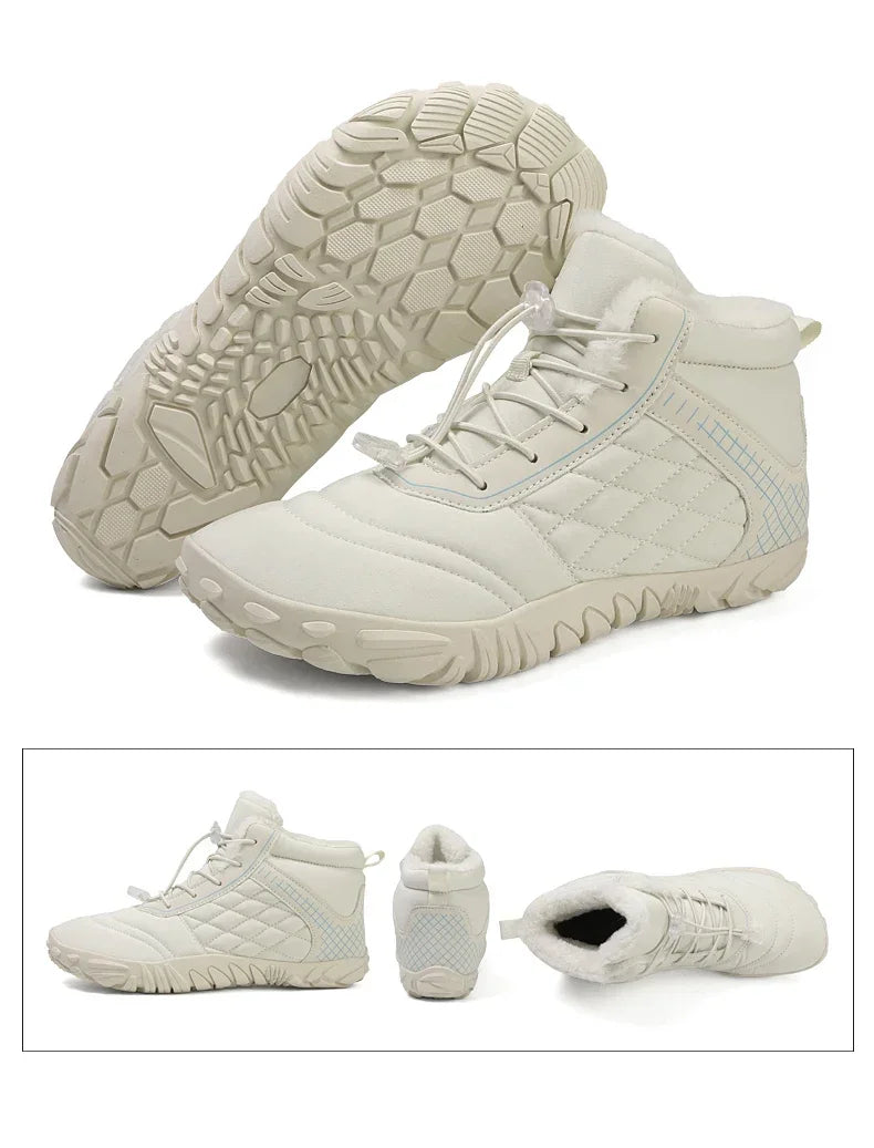 Winter Snow Boots – Warm Fur Lined, Non-Slip Barefoot Style