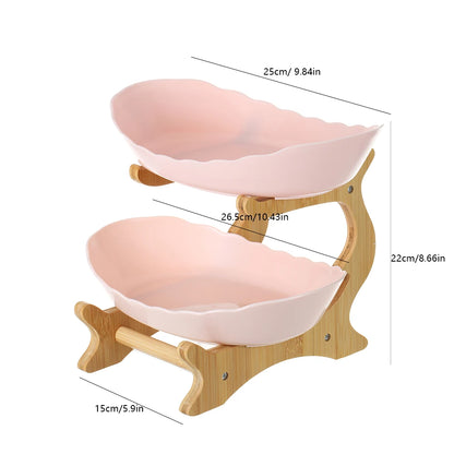 Modern plastic dessert stand for fruits, candy, and treats