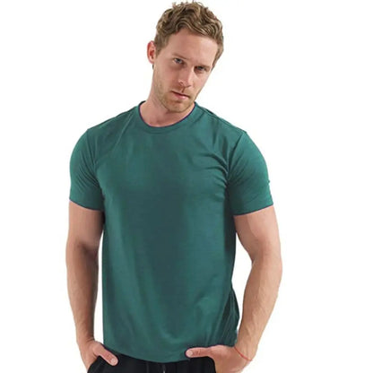 Men’s 100% superfine merino wool base-layer T-shirt