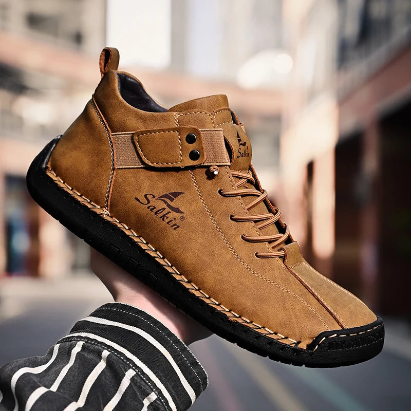 Breathable sneakers and ankle boots for men