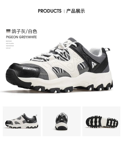 Unisex Outdoor Sneakers Wear-resistant Hiking Shoes For Men Women Non-Slip Tactical Climbing Shoes Breathable Trekking Sneakers