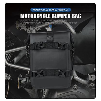 Compact protective bag for motorcycle maintenance gear