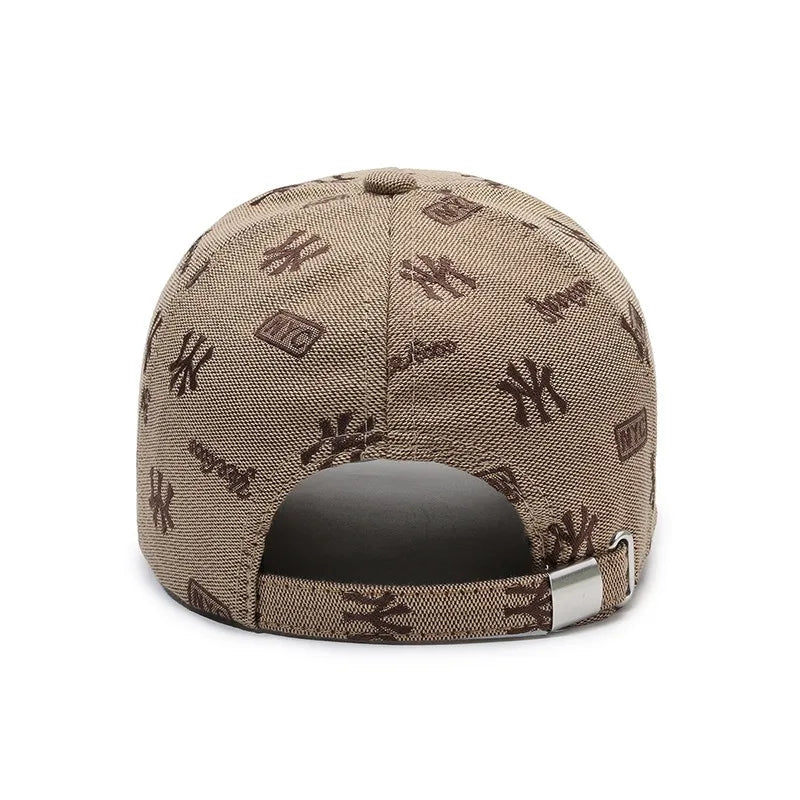 Unisex summer/autumn baseball cap with letter embroidery