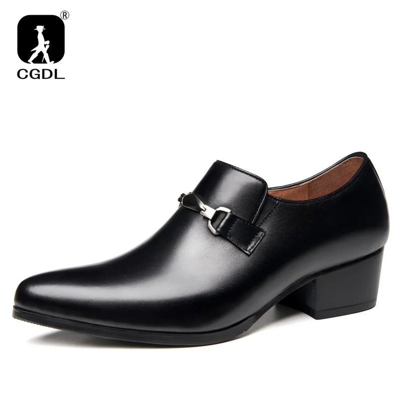 Classic high-quality leather men’s loafers
