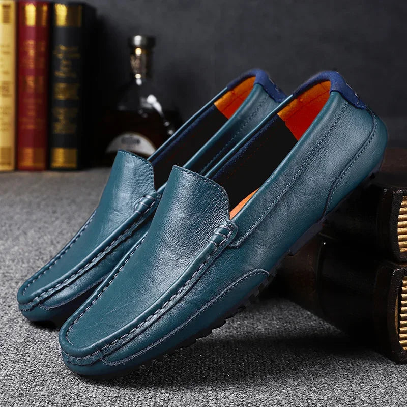 Stylish men’s classic moccasins for work and outings
