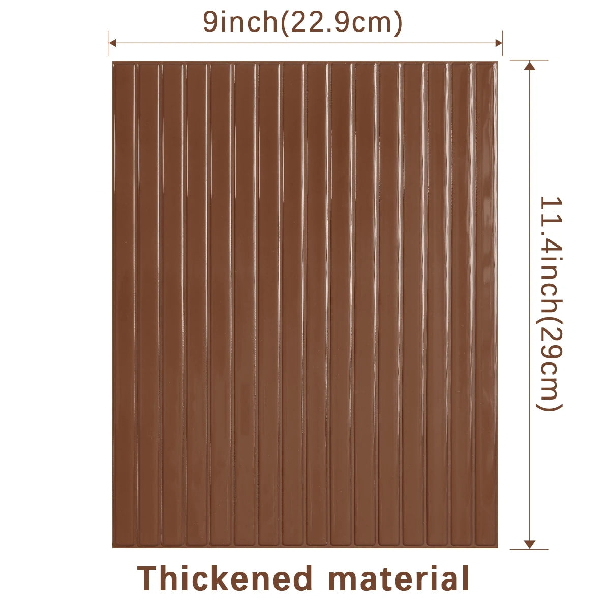 Thickened kitchen splashback stickers—peel-and-stick design