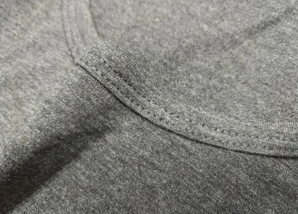 Sweat-absorbent classic round-neck gym undershirts
