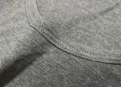 Sweat-absorbent classic round-neck gym undershirts