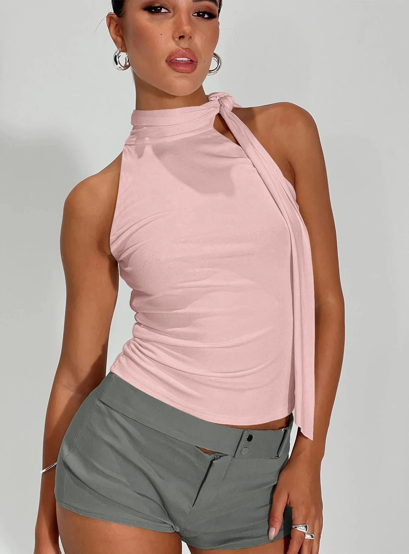 Sexy elegant casual street style top