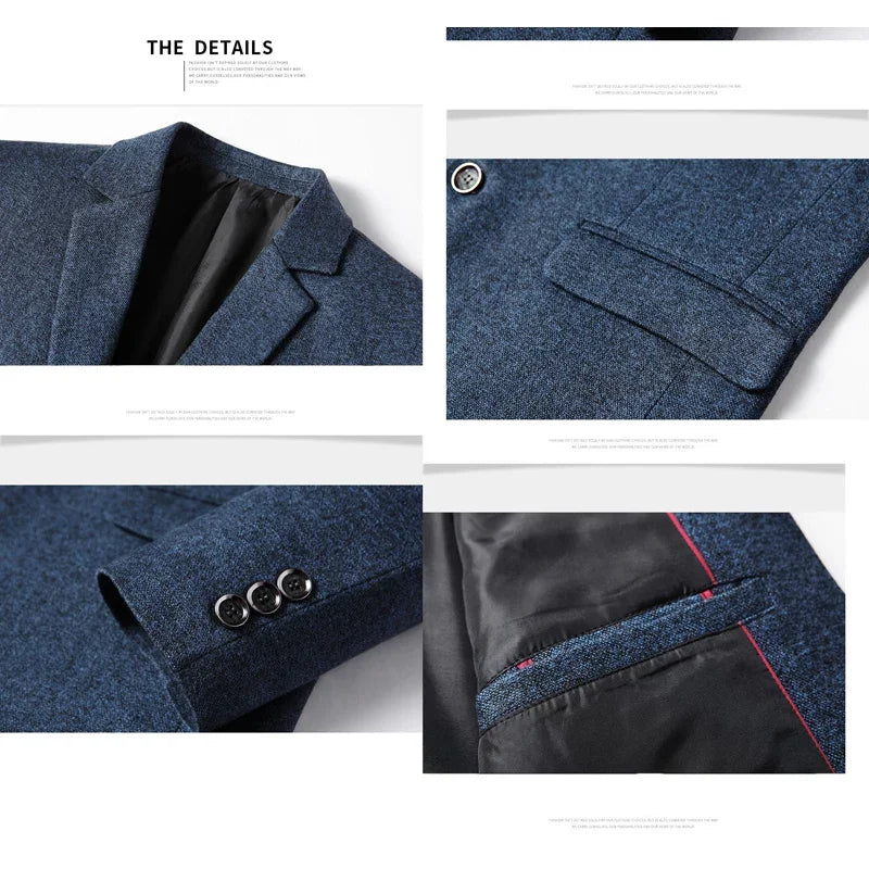 Men’s business casual blazer, spring & autumn