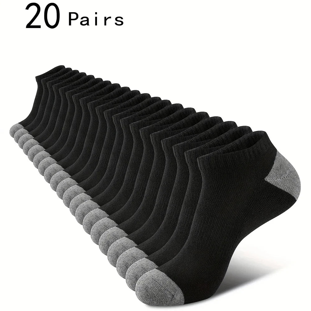 Sweat-absorbing, odor-proof casual socks